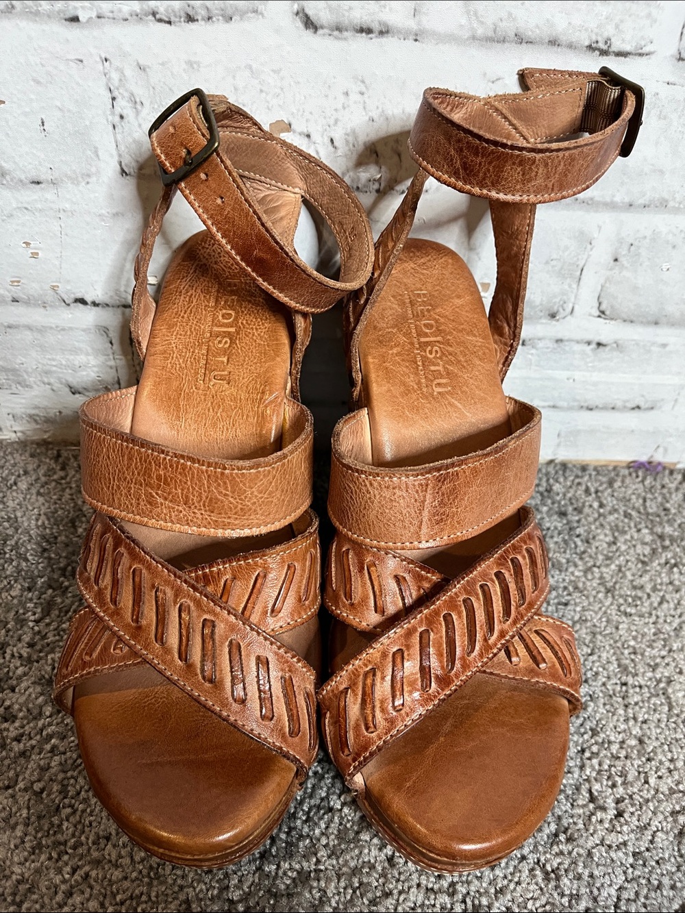 Bed Stu Kaphie leather wedges - Picture 2 of 9